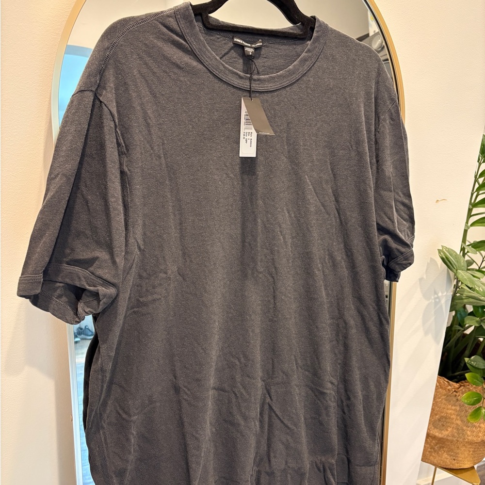 NWT James Perse Slub Jersey Short Sleeve Crew